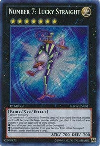 Image for Number 7: Lucky Straight (Galactic Overlord) (GAOV-EN091) - YuGiOh