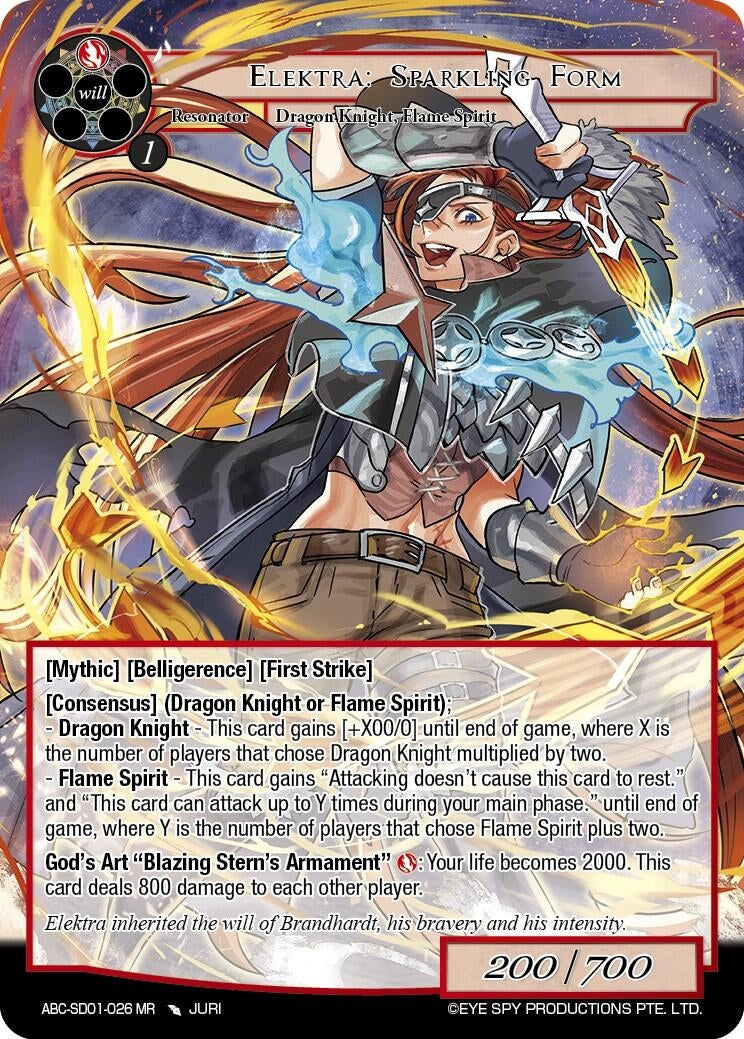 Image for Elektra: Sparkling Form (ABC-SD01-026) (ABC Duel Decks) (ABC-SD01-026 MR) - Force of Will
