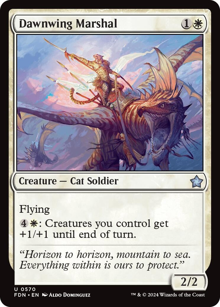 Image for Dawnwing Marshal (Foundations) (570) - Magic: The Gathering