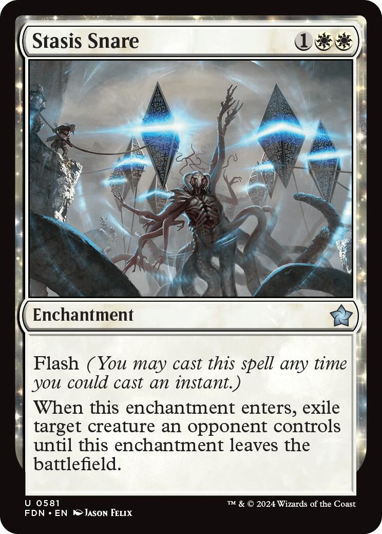 Image for Stasis Snare (Foundations) (581) - Magic: The Gathering