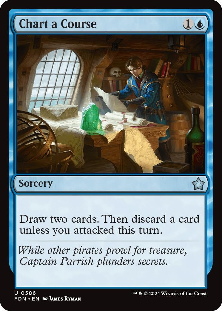 Image for Chart a Course (Foundations) (586) - Magic: The Gathering