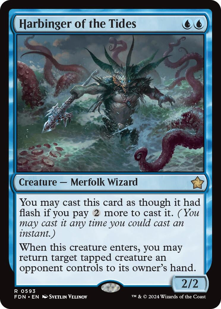 Image for Harbinger of the Tides (Foundations) (593) - Magic: The Gathering