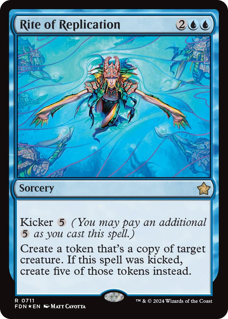 Image for Rite of Replication (Foundations) (711) - Magic: The Gathering