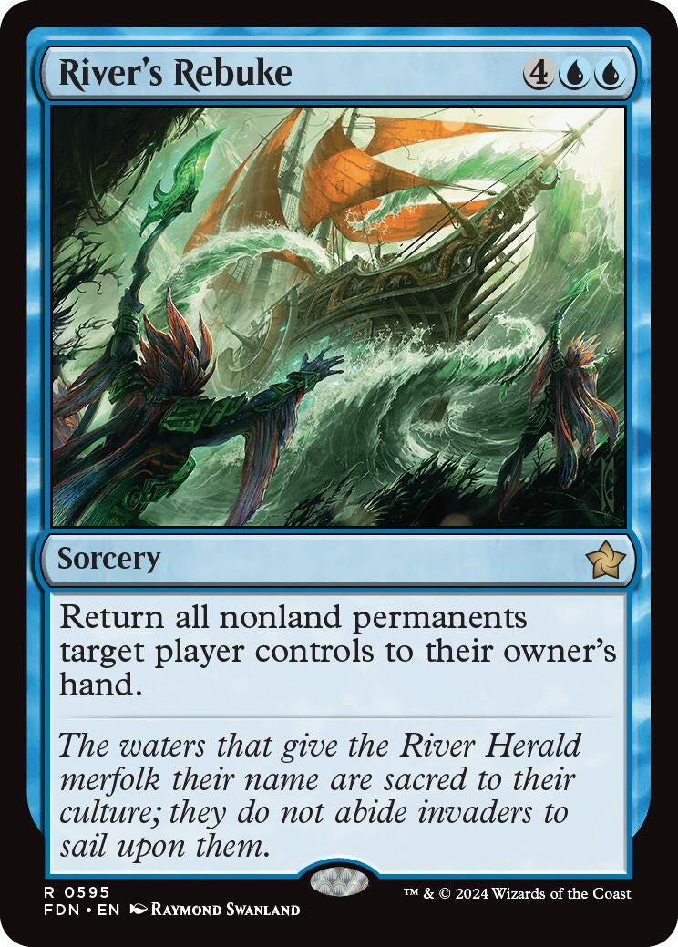 Image for River's Rebuke (Foundations) (595) - Magic: The Gathering