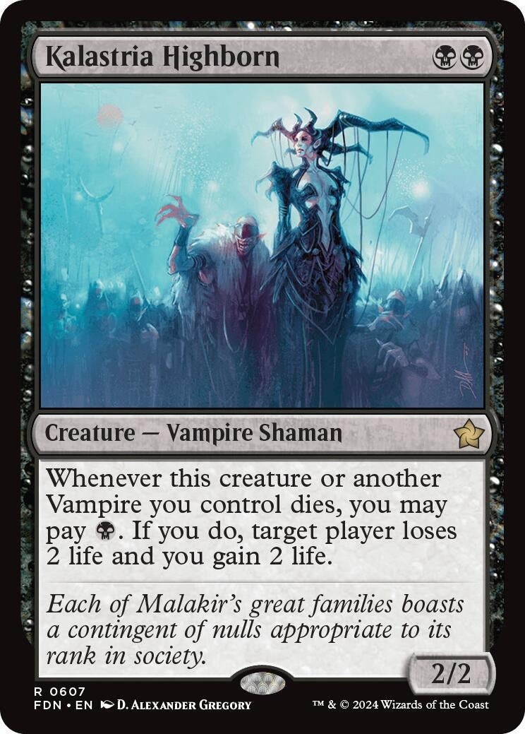 Image for Kalastria Highborn (Foundations) (607) - Magic: The Gathering