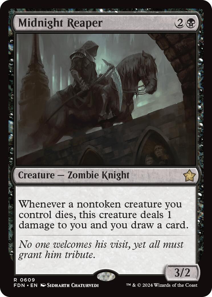 Image for Midnight Reaper (Foundations) (609) - Magic: The Gathering