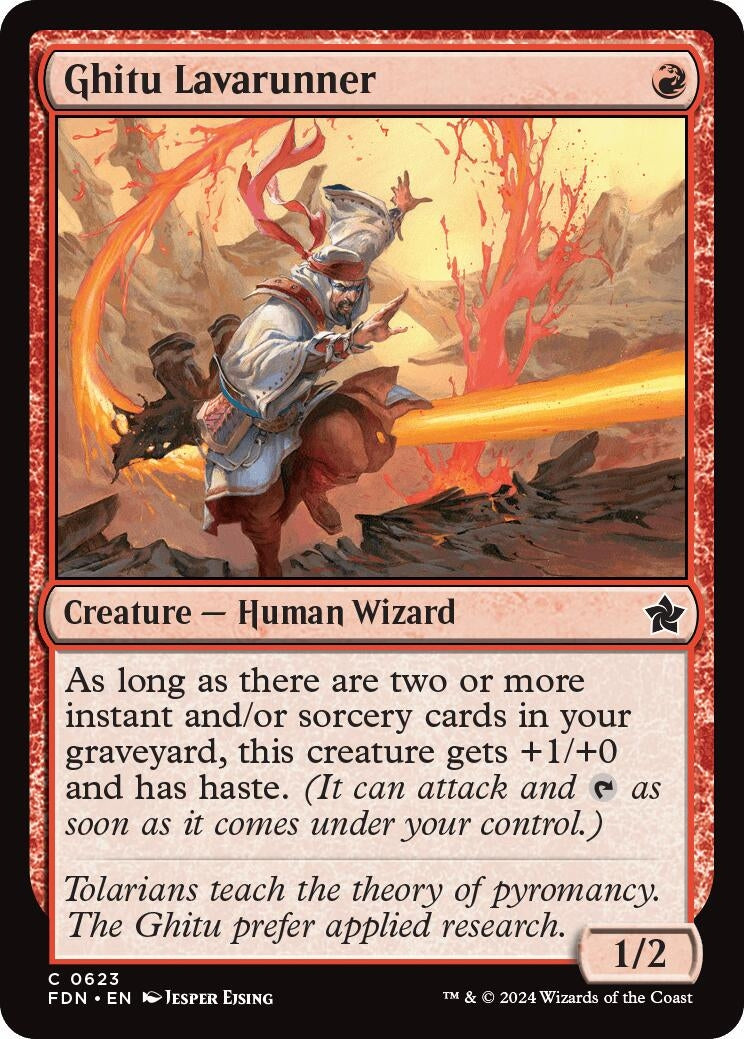 Image for Ghitu Lavarunner (Foundations) (623) - Magic: The Gathering