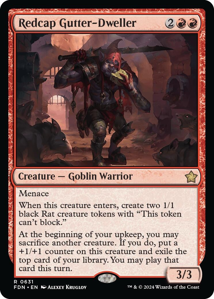 Image for Redcap Gutter-Dweller (Foundations) (631) - Magic: The Gathering