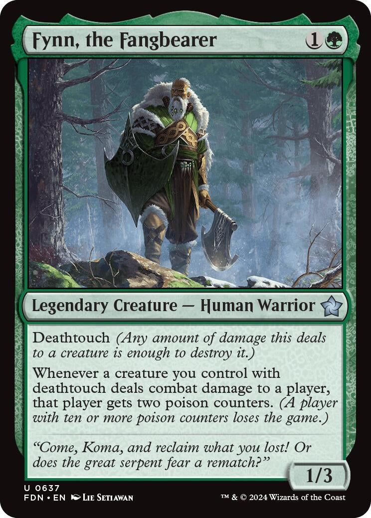 Image for Fynn, the Fangbearer (Foundations) (637) - Magic: The Gathering
