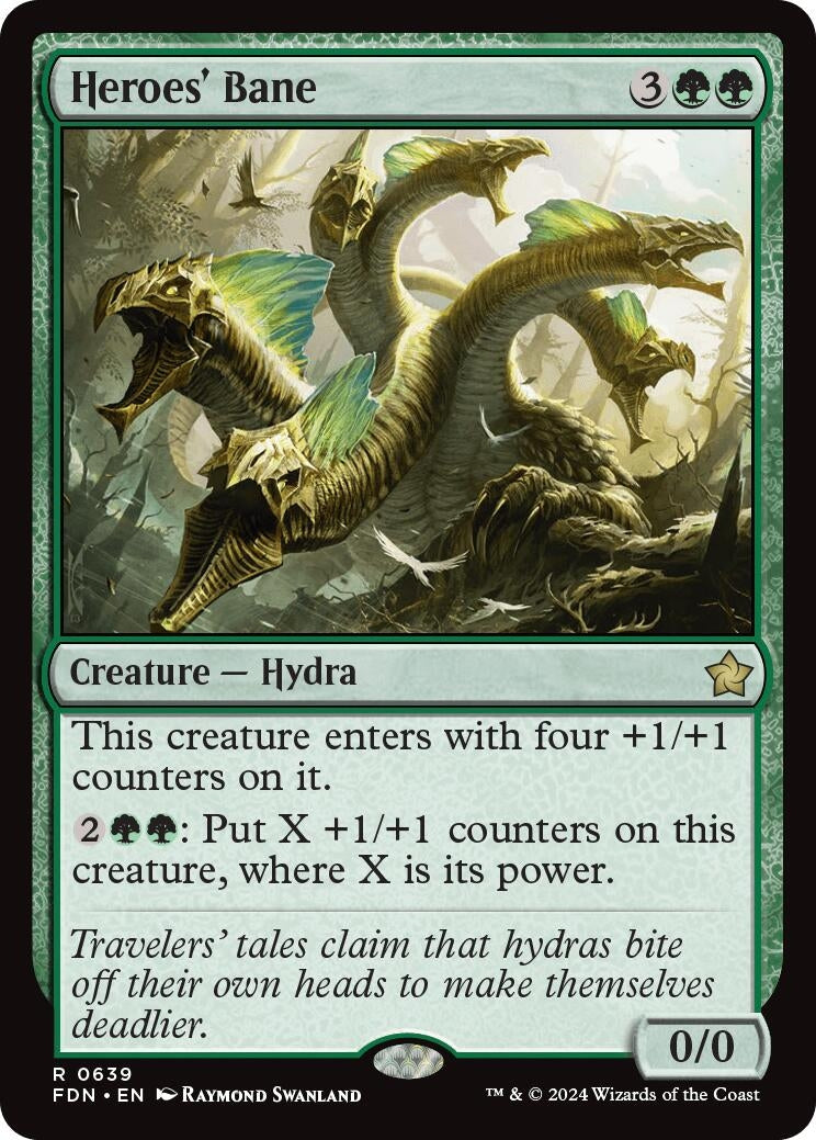 Image for Heroes' Bane (Foundations) (639) - Magic: The Gathering