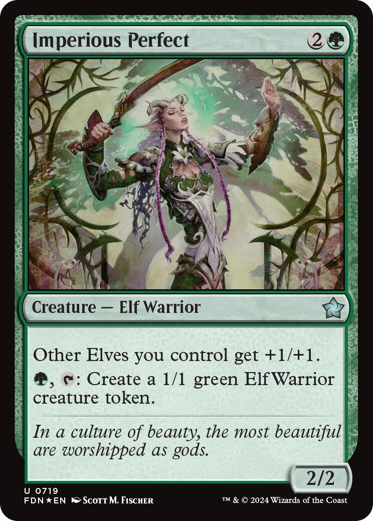 Image for Imperious Perfect (Foundations) (719) - Magic: The Gathering