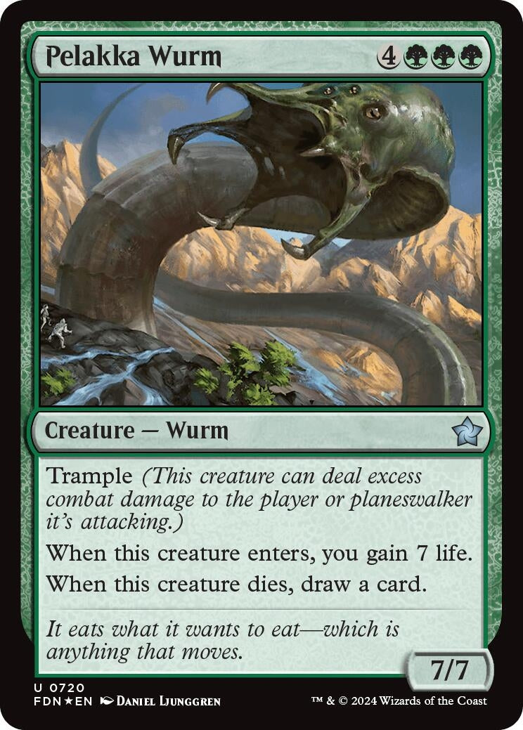 Image for Pelakka Wurm (Foundations) (720) - Magic: The Gathering