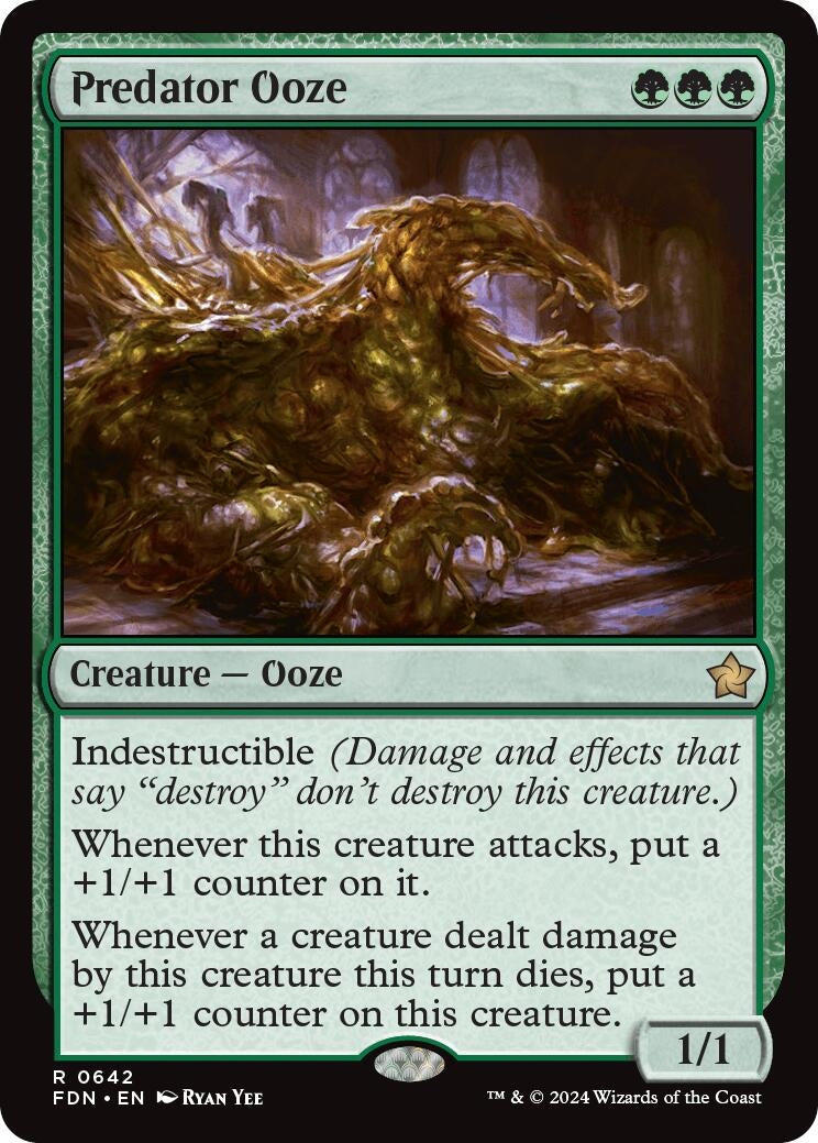 Image for Predator Ooze (Foundations) (642) - Magic: The Gathering