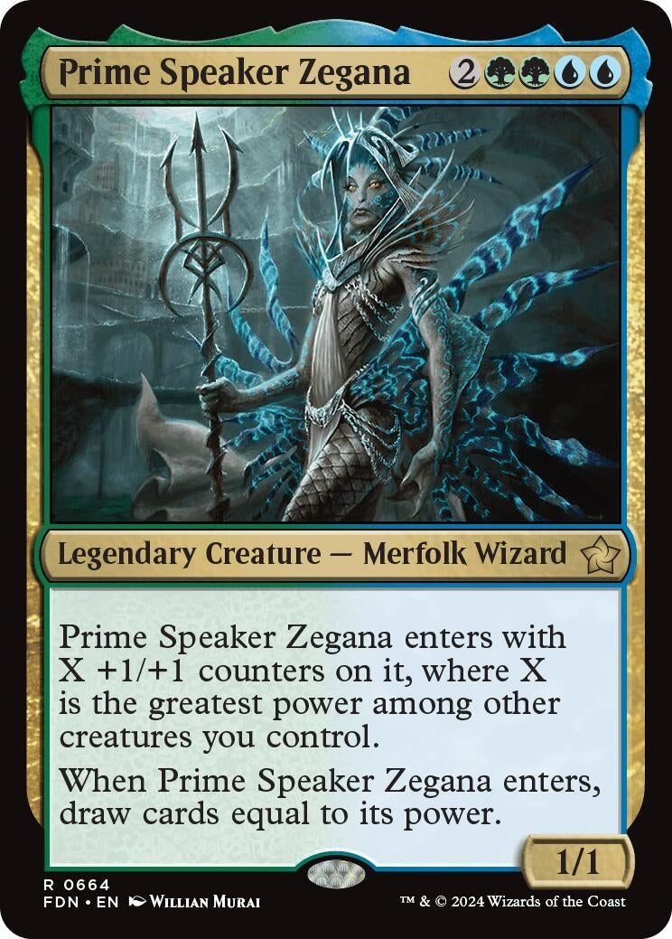 Image for Prime Speaker Zegana (Foundations) (664) - Magic: The Gathering