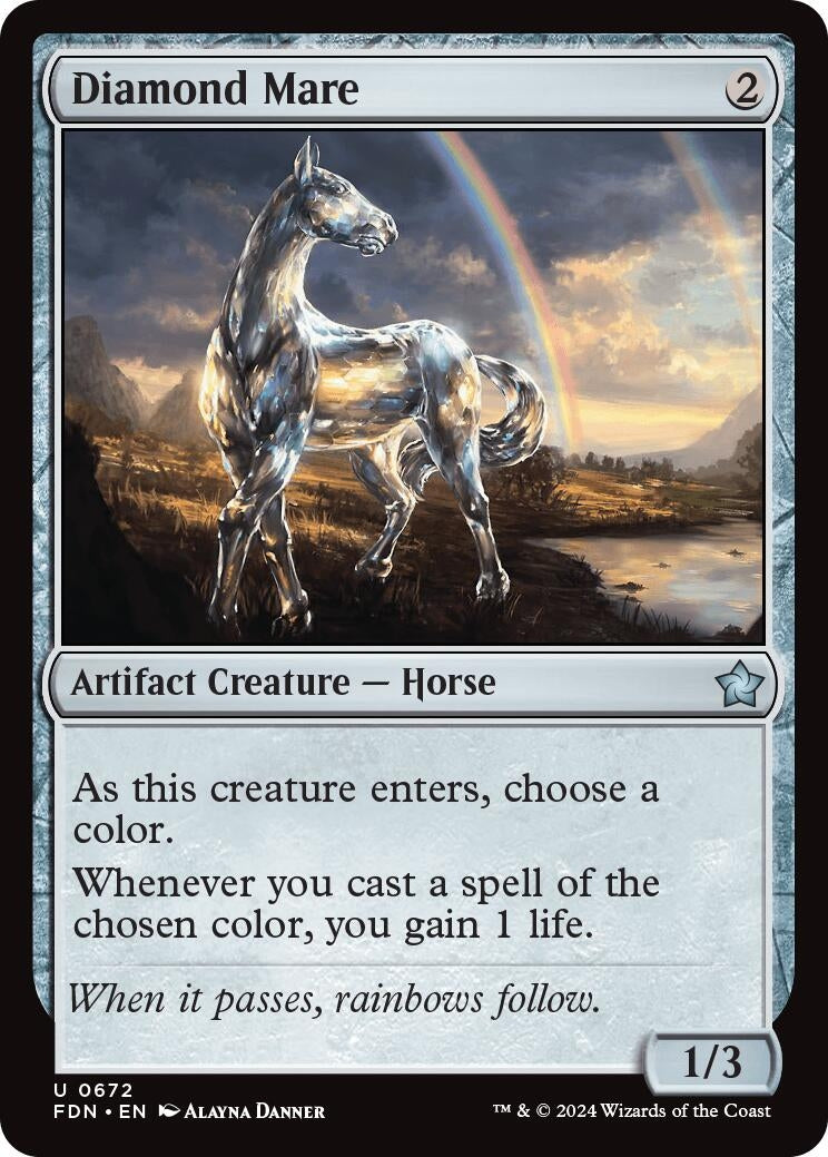 Image for Diamond Mare (Foundations) (672) - Magic: The Gathering