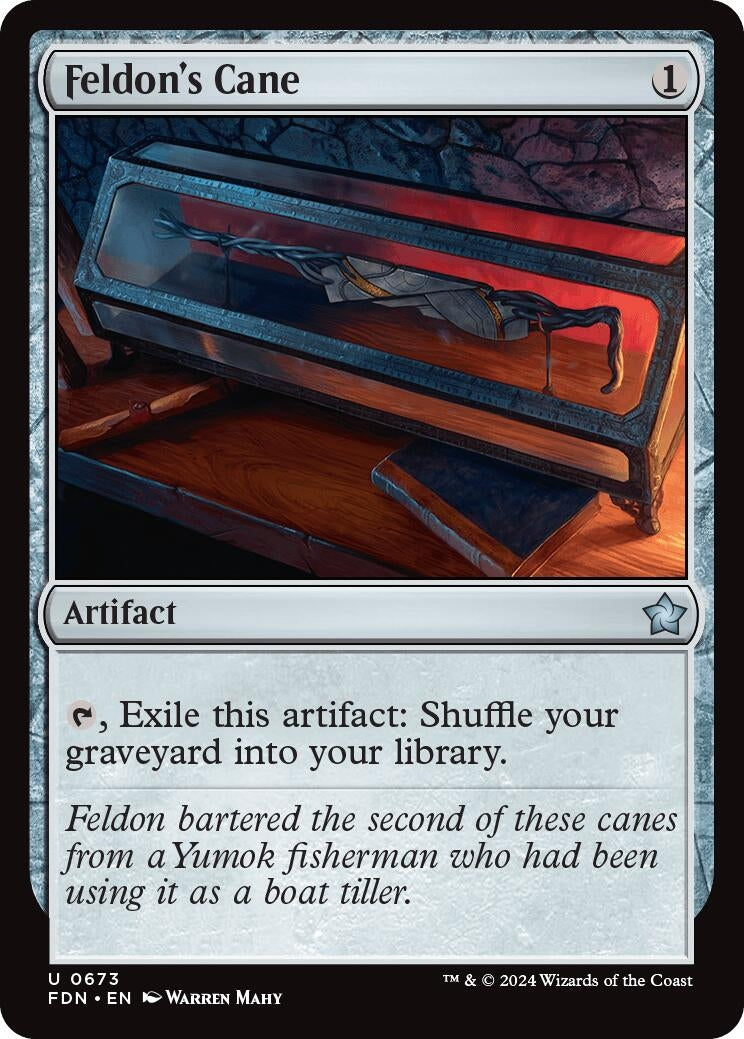 Image for Feldon's Cane (Foundations) (673) - Magic: The Gathering