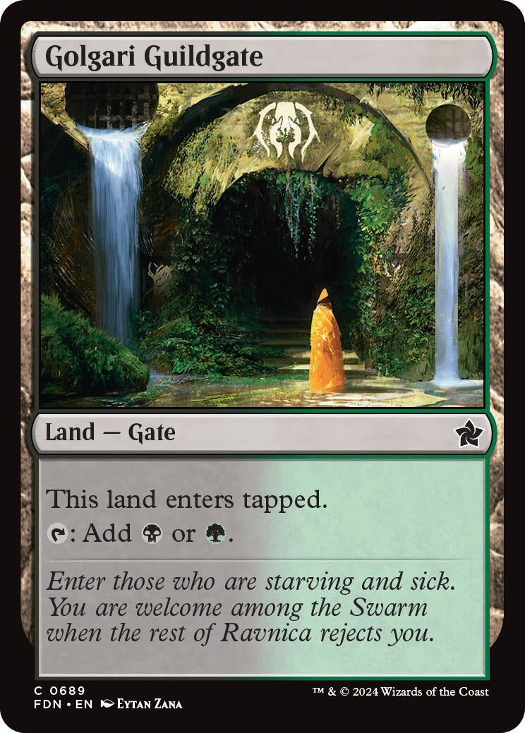 Image for Golgari Guildgate (Foundations) (689) - Magic: The Gathering