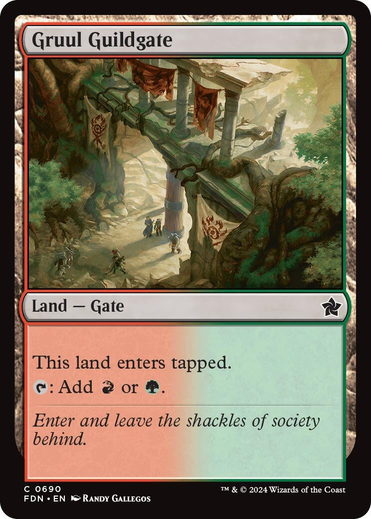 Image for Gruul Guildgate (Foundations) (690) - Magic: The Gathering