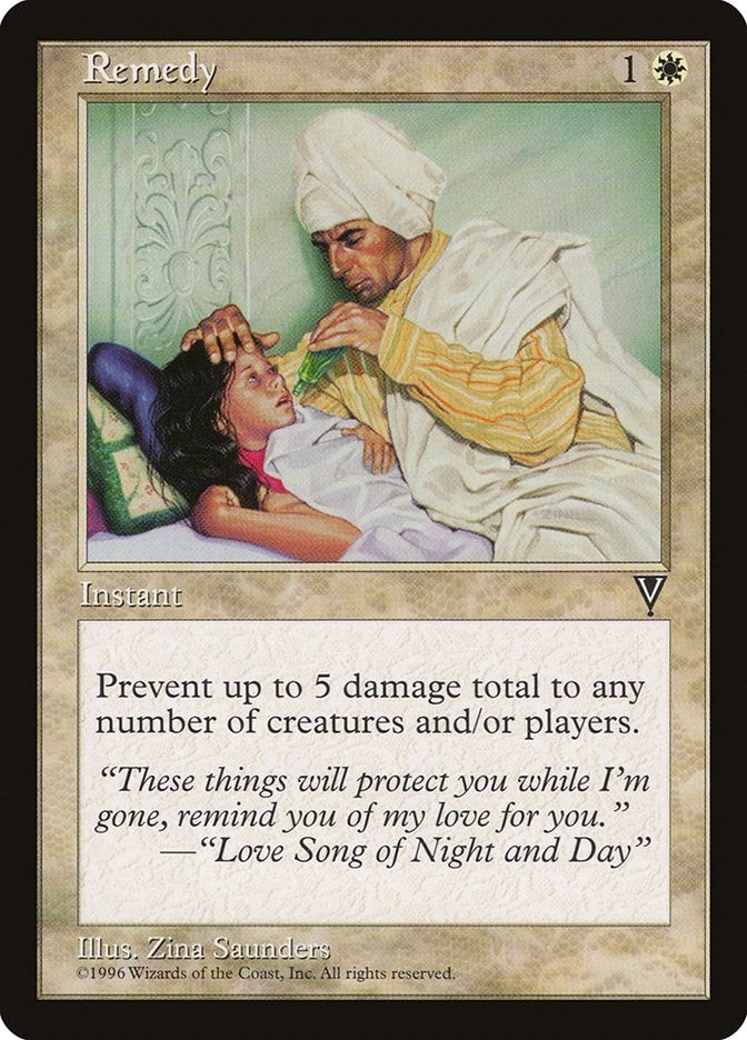 Image for Remedy (Visions) - Magic: The Gathering