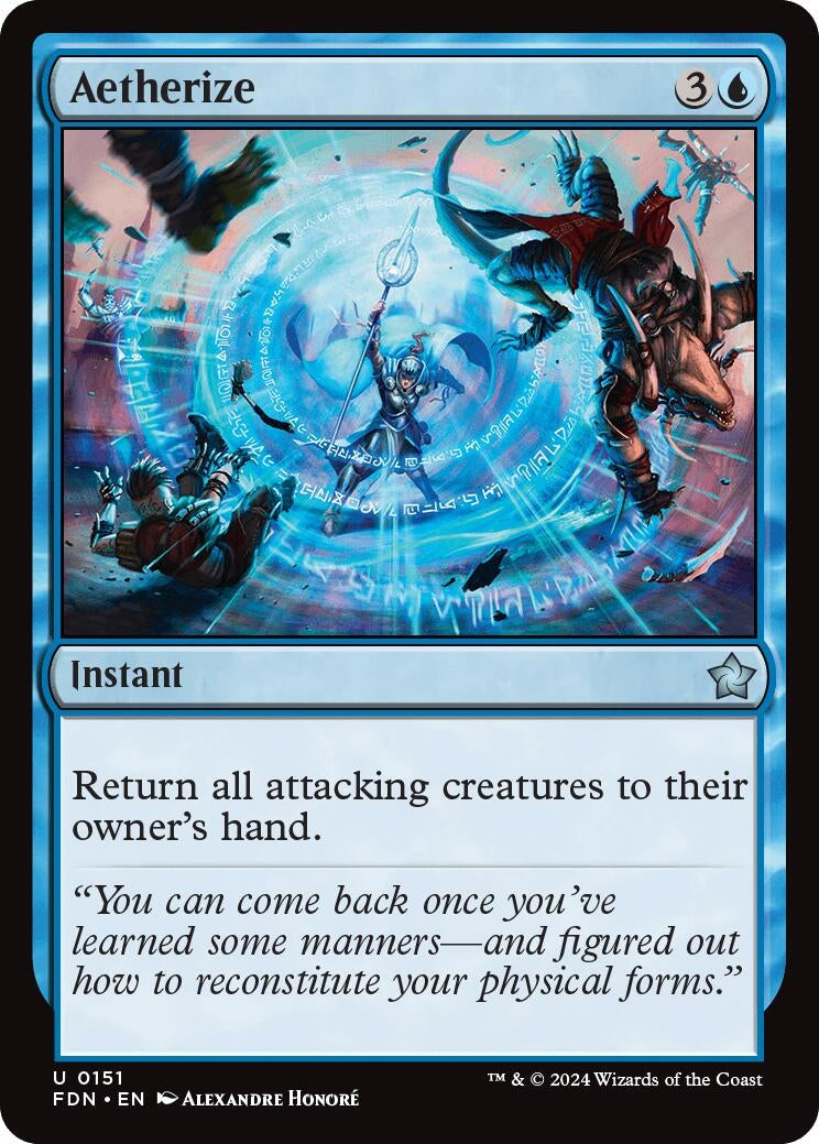 Image for Aetherize (Foundations) (151) - Magic: The Gathering