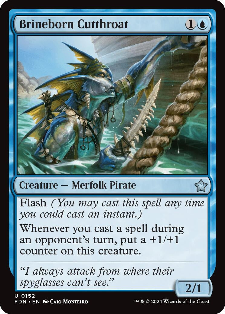 Image for Brineborn Cutthroat (Foundations) (152) - Magic: The Gathering