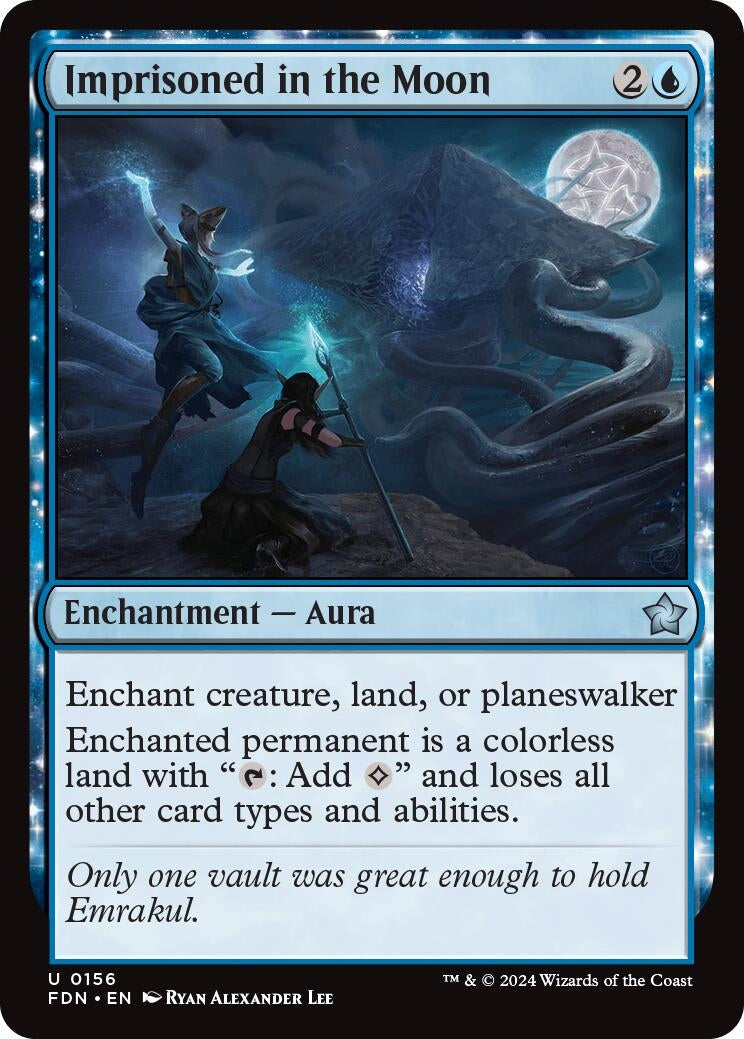Image for Imprisoned in the Moon (Foundations) (156) - Magic: The Gathering