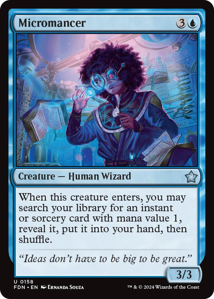 Image for Micromancer (Foundations) (158) - Magic: The Gathering