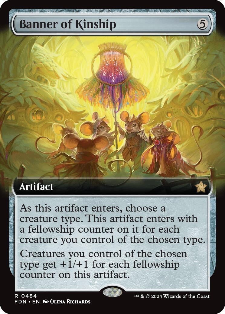 Image for Banner of Kinship (Extended Art) (Foundations) (484) - Magic: The Gathering