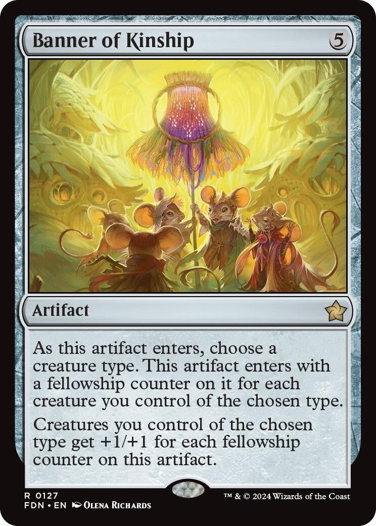 Image for Banner of Kinship (Foundations) (127) - Magic: The Gathering