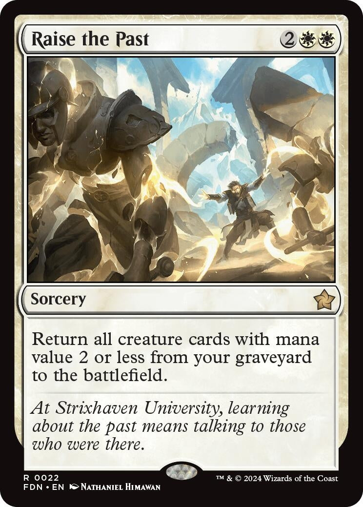 Image for Raise the Past (Foundations) (22) - Magic: The Gathering