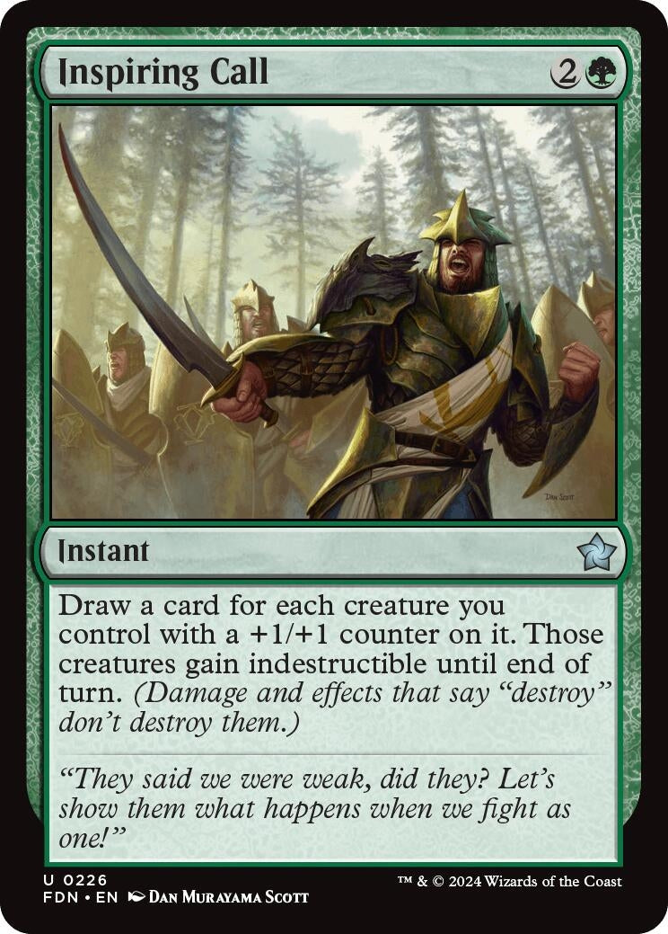 Image for Inspiring Call (Foundations) (226) - Magic: The Gathering