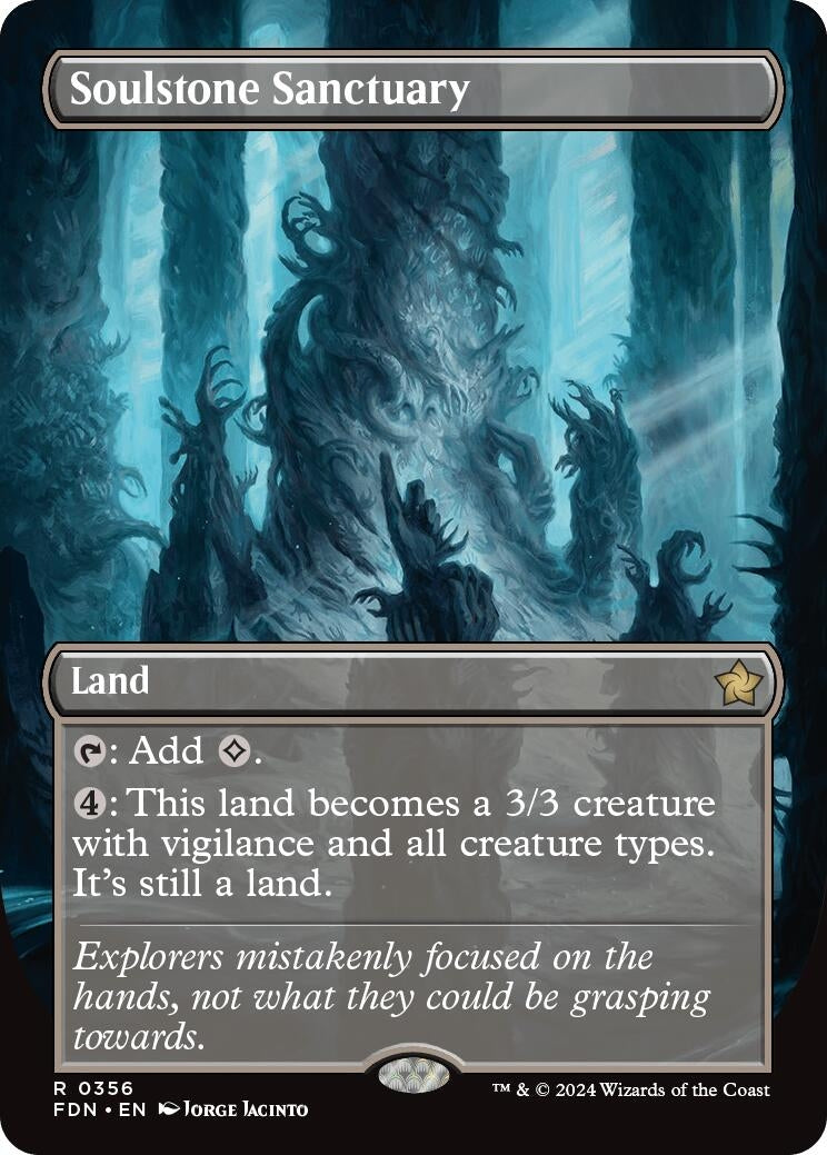 Image for Soulstone Sanctuary (Borderless) (Foundations) (356) - Magic: The Gathering