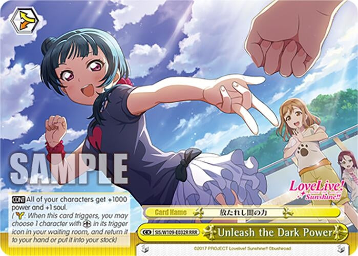 Image for Unleash the Dark Powe (RRR)R (Love Live! School idol festival 2 MIRACLE LIVE!) (SIS/W109-E032R RRR) - Weiss Schwarz