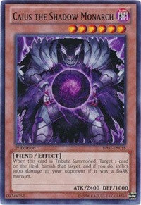 Image for Caius the Shadow Monarch (Battle Pack: Epic Dawn) (BP01-EN018) - YuGiOh