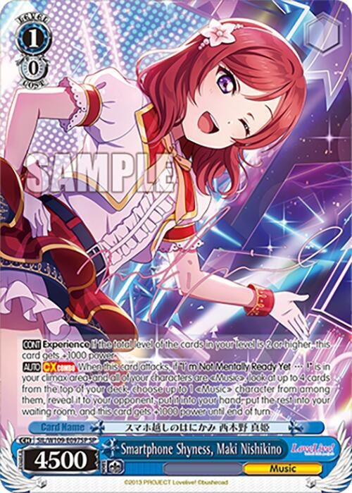 Image for Smartphone Shyness, Maki Nishikino (SP) (Love Live! School idol festival 2 MIRACLE LIVE!) (SIL/W109-E097SP SP) - Weiss Schwarz