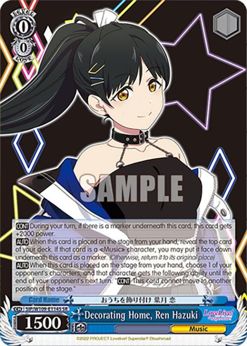 Image for Decorating Home, Ren Hazuki (SR) (Love Live! School idol festival 2 MIRACLE LIVE!) (SIP/W109-E114S SR) - Weiss Schwarz