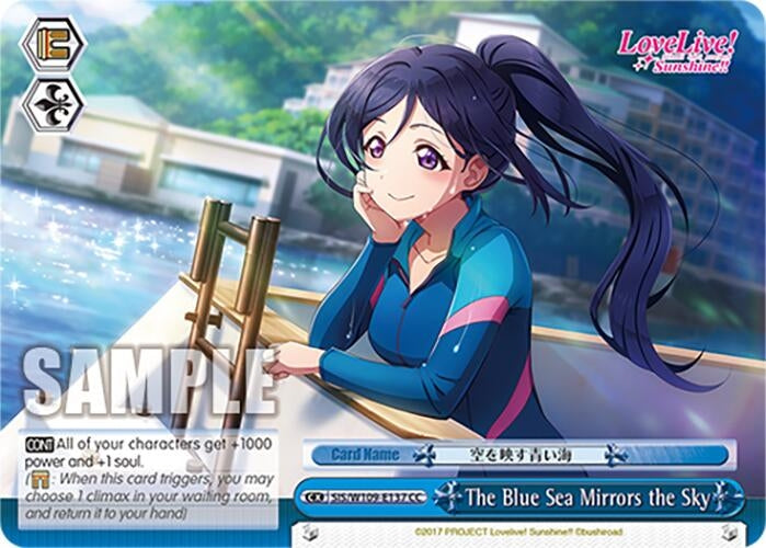 Image for The Blue Sea Mirrors the Sky (Love Live! School idol festival 2 MIRACLE LIVE!) (SIS/W109-E137 CC) - Weiss Schwarz
