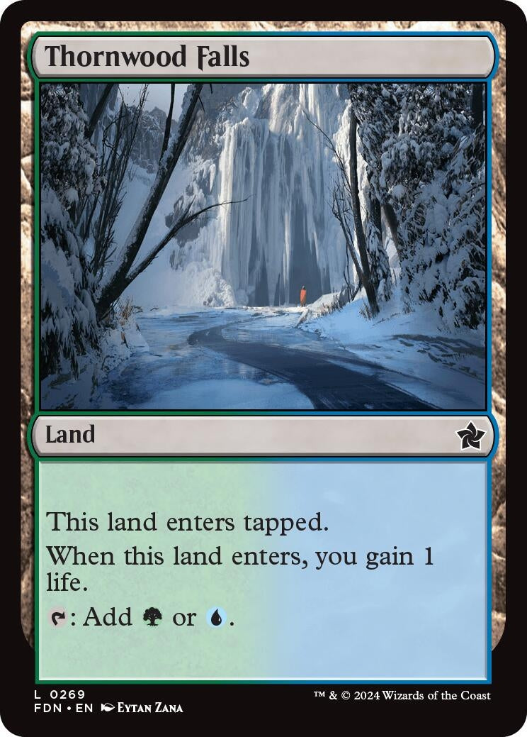 Image for Thornwood Falls (Foundations) (269) - Magic: The Gathering