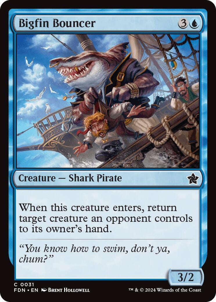 Image for Bigfin Bouncer (Foundations) (31) - Magic: The Gathering