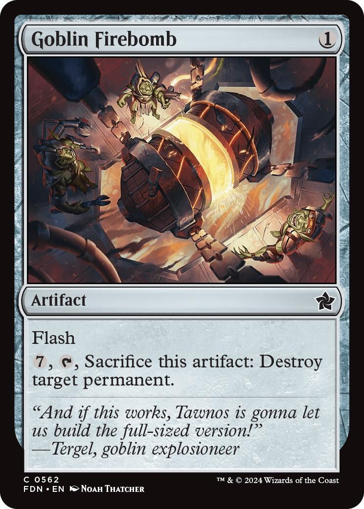 Image for Goblin Firebomb (Foundations) (562) - Magic: The Gathering