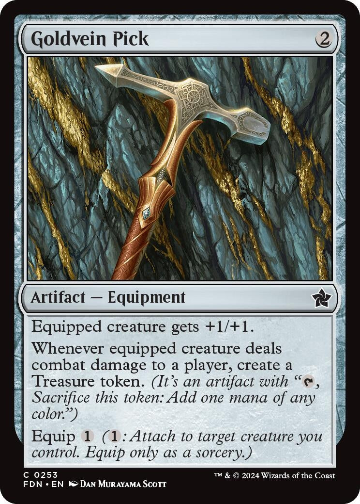 Image for Goldvein Pick (Foundations) (253) - Magic: The Gathering