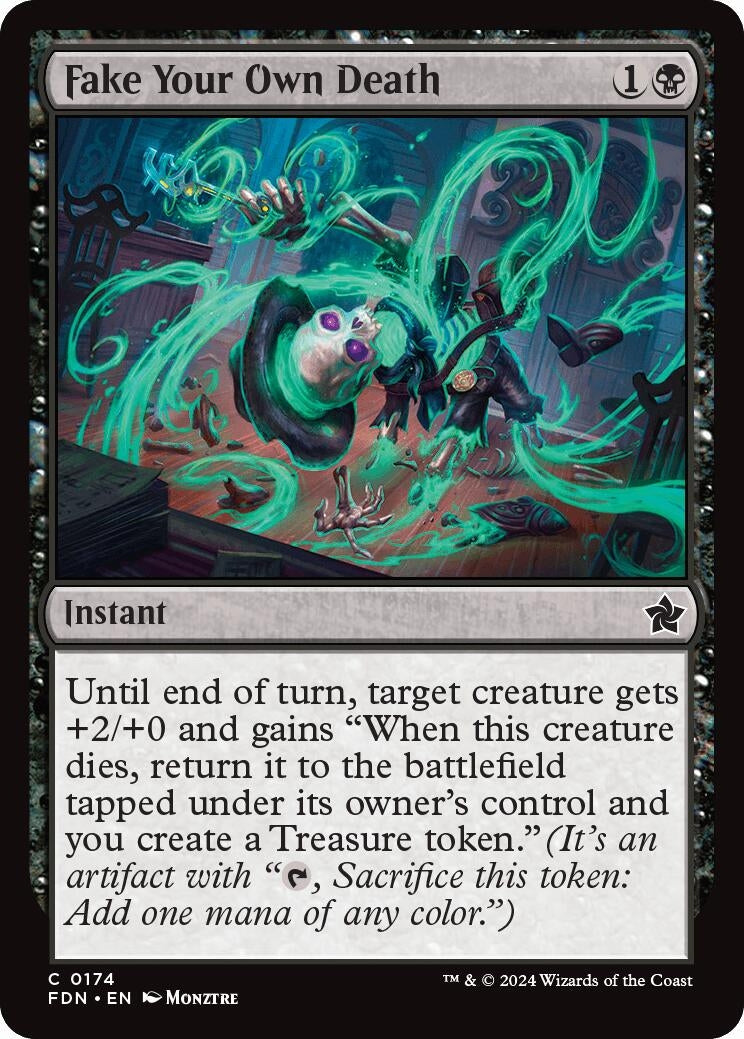 Image for Fake Your Own Death (Foundations) (174) - Magic: The Gathering