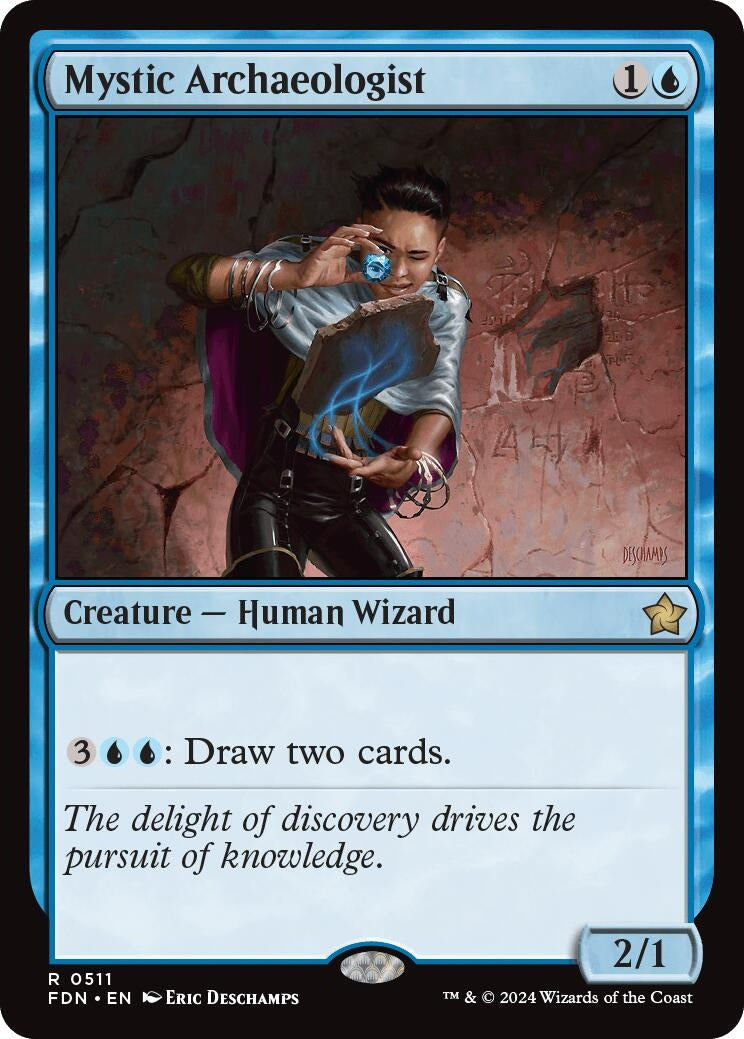 Image for Mystic Archaeologist (Foundations) (511) - Magic: The Gathering