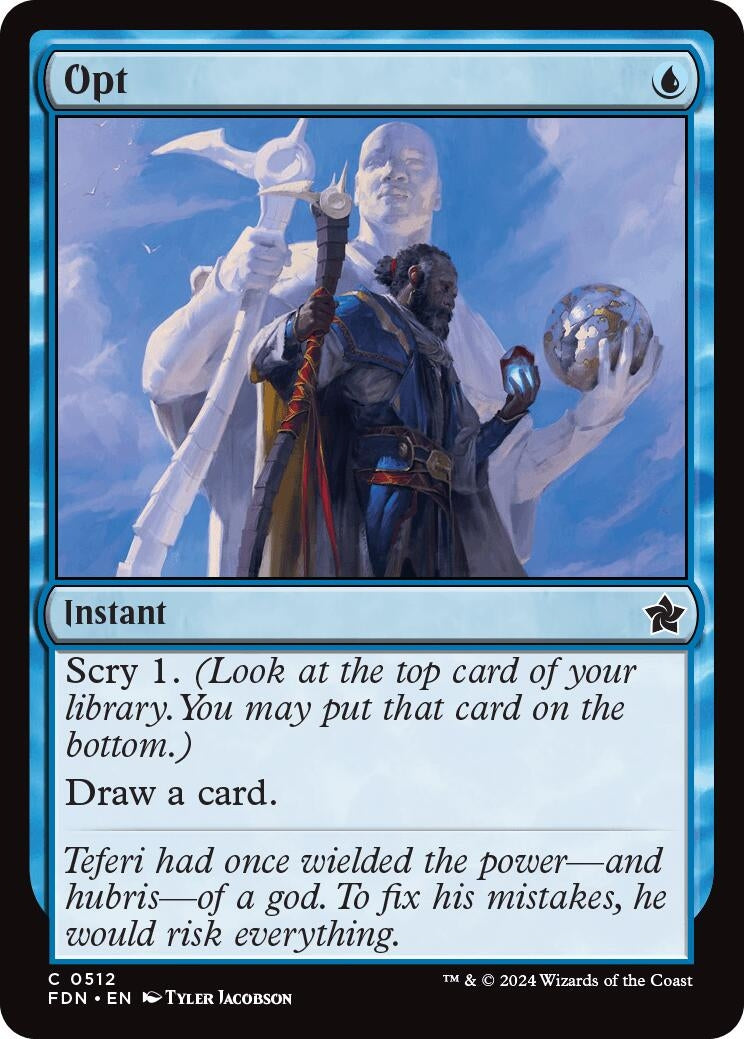 Image for Opt (Foundations) (512) - Magic: The Gathering