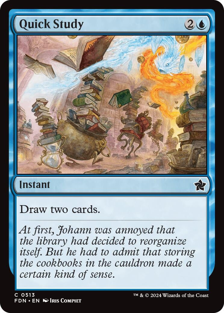 Image for Quick Study (Foundations) (513) - Magic: The Gathering