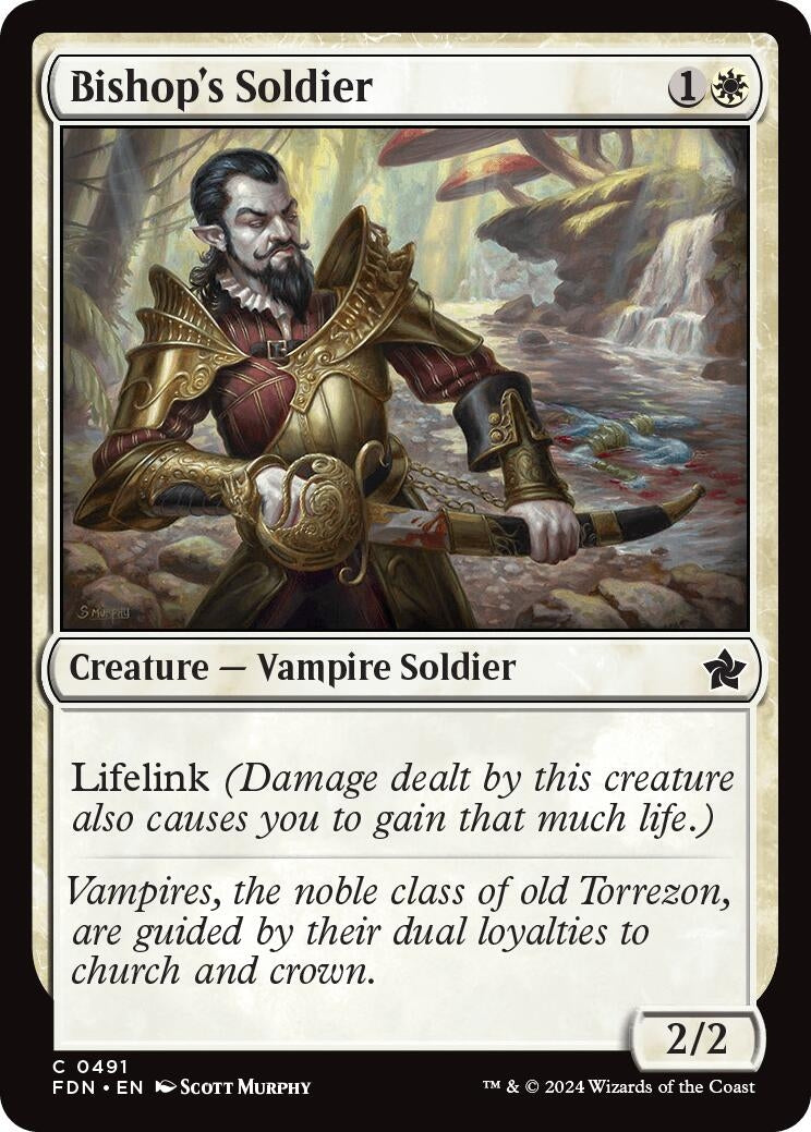 Image for Bishop's Soldier (Foundations) (491) - Magic: The Gathering