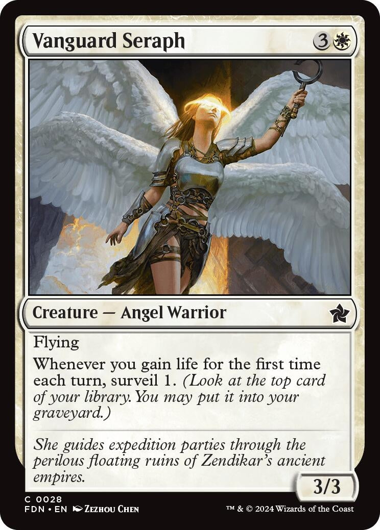 Image for Vanguard Seraph (Foundations) (28) - Magic: The Gathering
