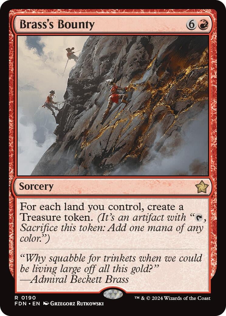 Image for Brass's Bounty (Foundations) (190) - Magic: The Gathering
