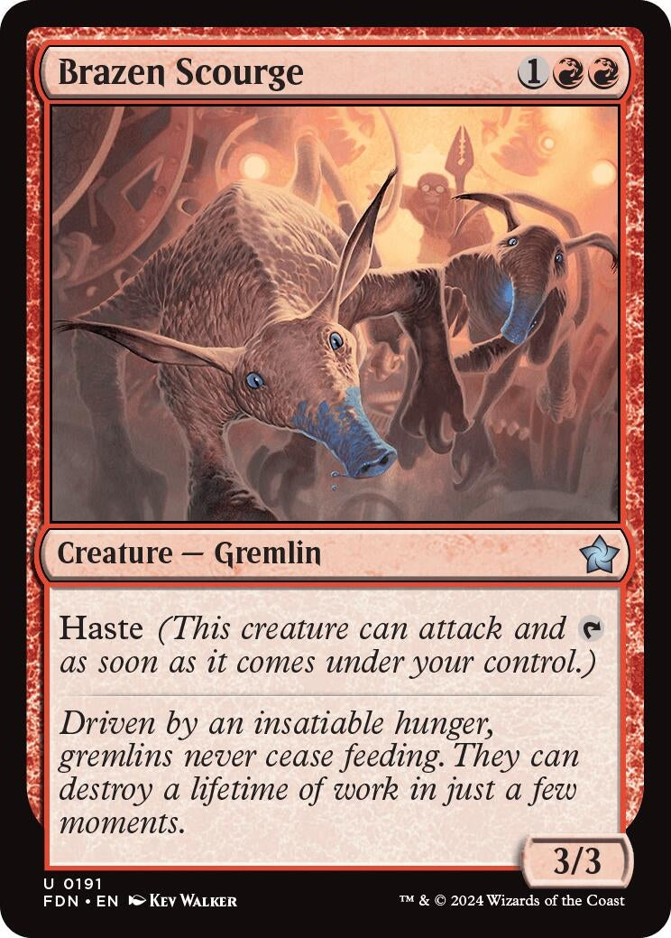 Image for Brazen Scourge (Foundations) (191) - Magic: The Gathering
