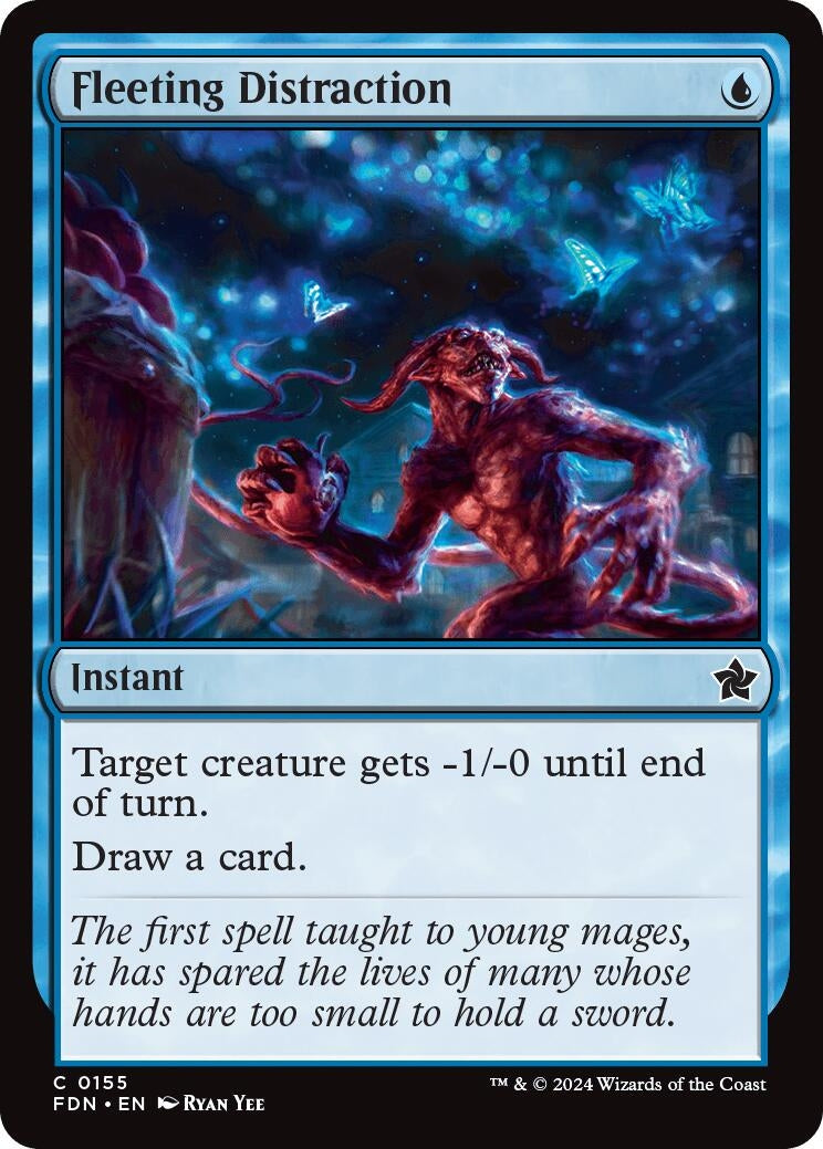 Image for Fleeting Distraction (Foundations) (155) - Magic: The Gathering